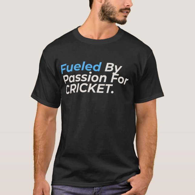 Conception de T-shirt alimentée par la passion pou (Devant)