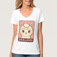 Conception de t-shirt avec une illustration de lam