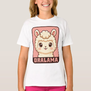 Conception de t-shirt avec une illustration de lam