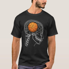 Conception de T-shirt BASKETBALL BRAIN X-RAY pour 