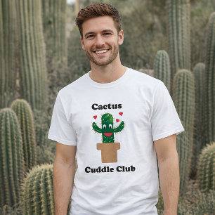 Conception de T-shirt Club de Câlins de Cactus Mig
