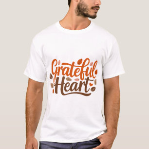 conception de T-shirt Cœur reconnaissant