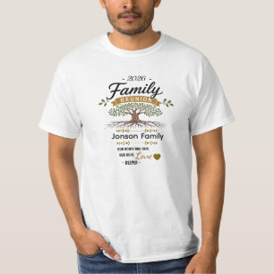 Conception de t-shirt d'arbre généalogique personn
