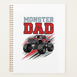 Conception de T-shirt de camion monstre vintage de