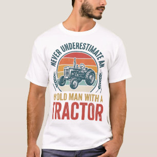 Conception de T-shirt de citation de vieil homme d