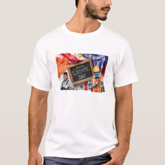 conception de t-shirt de fête du travail