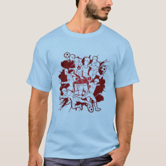 Conception de T-Shirt de jeu de football