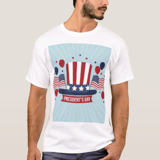 Conception de T-shirt de la Journée des Présidents