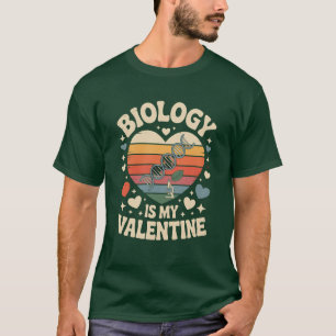 Conception de t-shirt de la Saint-Valentin de biol