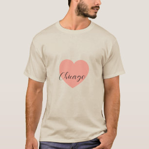 conception de T-shirt de la ville américaine de Ch