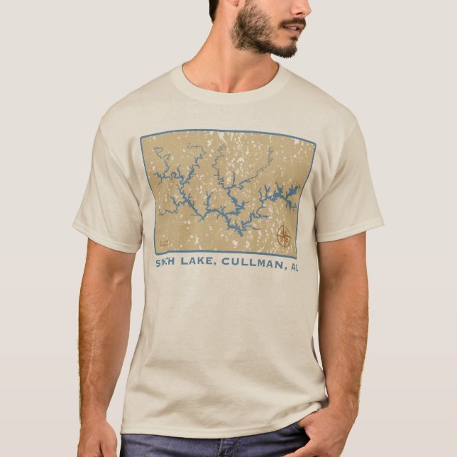 Conception de T-shirt de lac smith (Devant)