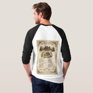Conception de T-Shirt de Menu de Restaurant Solang