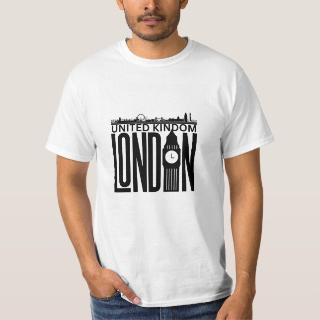conception de T-shirt de ROYAUME-UNI  (Devant)