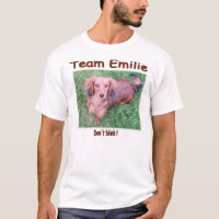 Conception de T-shirt d'Emilie d'équipe