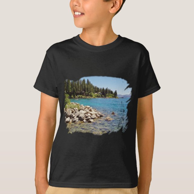 Conception de T-shirt du lac Tahoe (Devant)