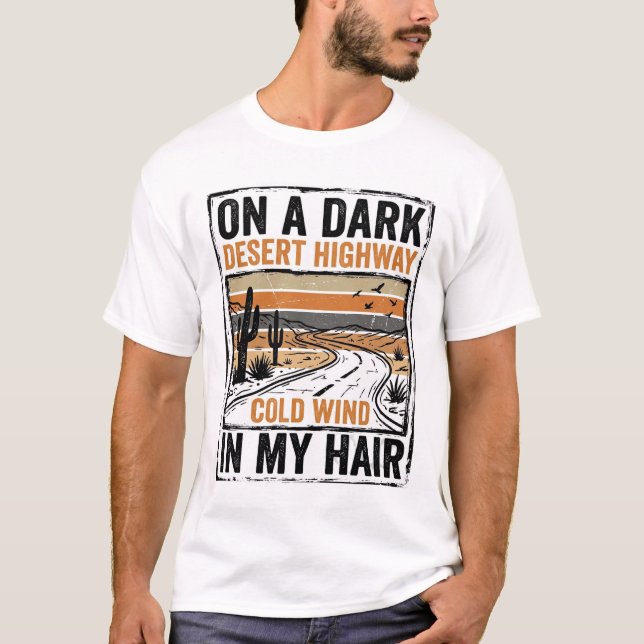 Conception de T-Shirt Graphique de Vent d'autorout (Devant)