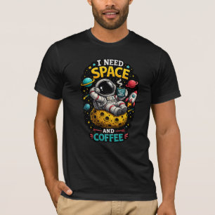 Conception de T-Shirt Humour Spatial Amateur de Ca