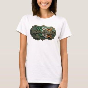 Conception de T-shirt OR IRLANDAIS ET FIER