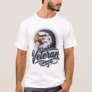 Conception de T-shirt Patriotique Vétéran Aigle Vi