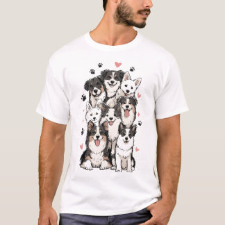 Conception de T-Shirt pour amateur de chiens migno