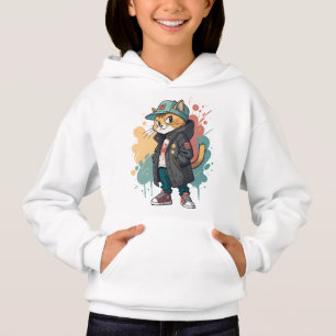 Conception de T-Shirt pour Enfants Street Cat Vibe