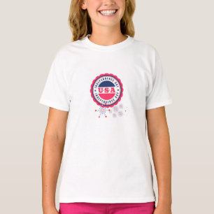 Conception de T-shirt pour la fête de l'indépendan