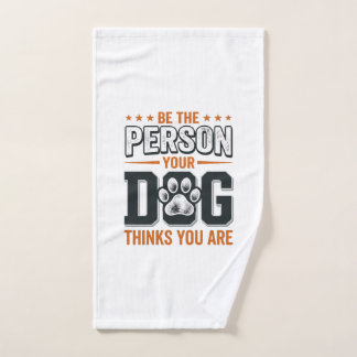 Conception de t-shirt Sois la personne que ton chi