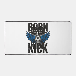 Conception de T-Shirt Vintage Born To Kick Soccer