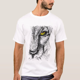 Conception de T-Shirt "Visage de Tigre Féroce"