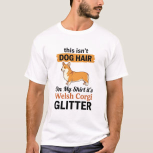 Conception de T-Shirt Welsh Corgi Pailleté Amoureu