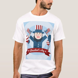 Conception de T-shirts pour la journée du présiden
