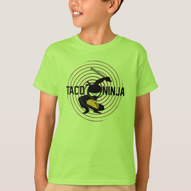 Conception de Taco Ninja - T-Shirt basique pour en (Devant)