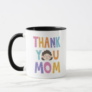 Conception de tasse à café "Merci Maman" ​​Très Si