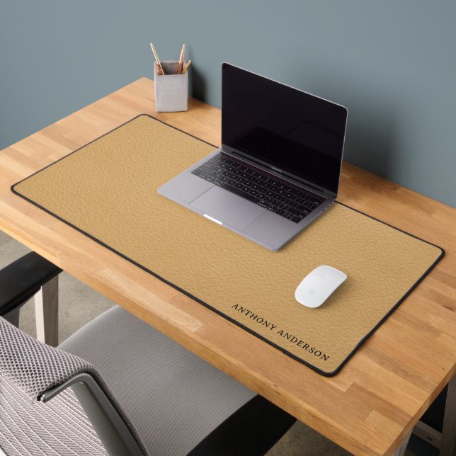 Conception de texture en faux cuir doré (Bureau 2)