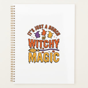 Conception de typographie Halloween magique ensorc