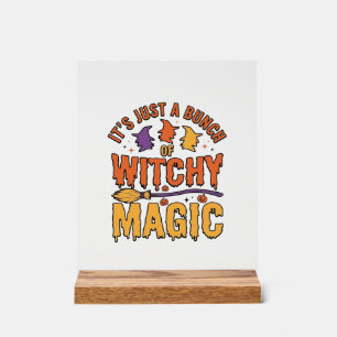 Conception de typographie Halloween magique ensorc