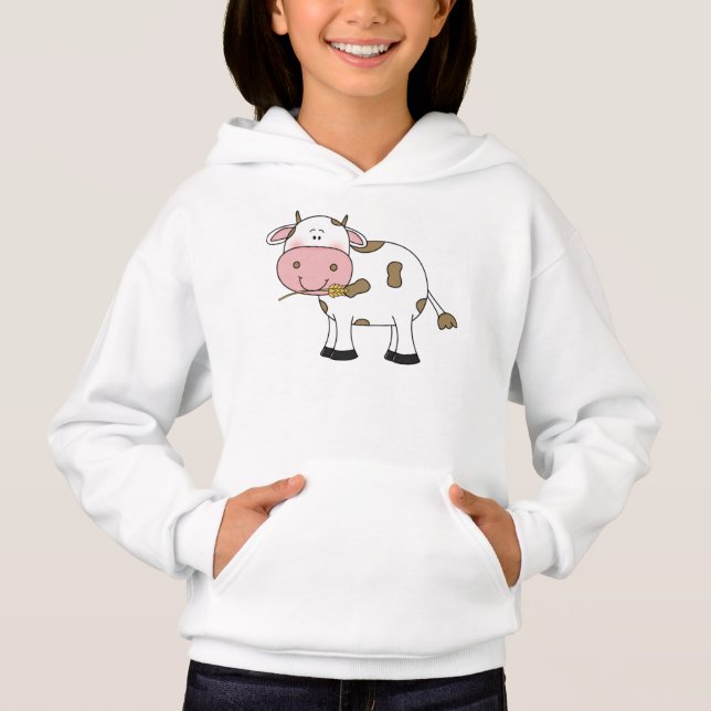 Conception de vache mignonne Art d'animal de ferme (Devant)