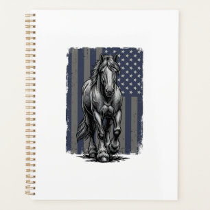 Conception de vecteur de drapeau de cheval de trai