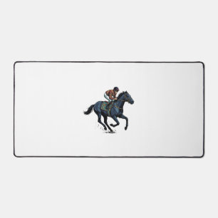 Conception de vecteur de jockey de course de cheva