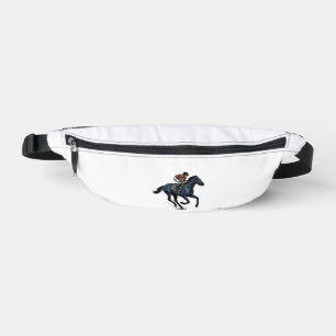 Conception de vecteur de jockey de course de cheva