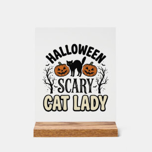 Conception de vecteur vintage de dame de chat effr