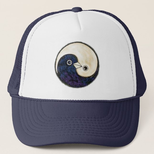 Conception de Yin Yang de casquette de baseball (Devant)