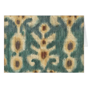 Conception décorative de tissu d'Ikat de Chariklia