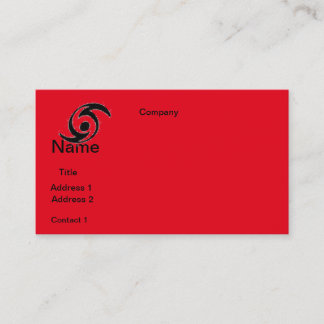 CONCEPTION des cartes de visite HURICANE