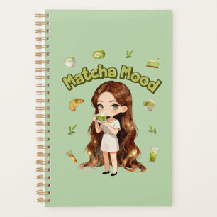 Conception d'esthétique Matcha Mood Vibes de thé v