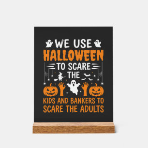 Conception d'Halloween pour enfants banquiers adul