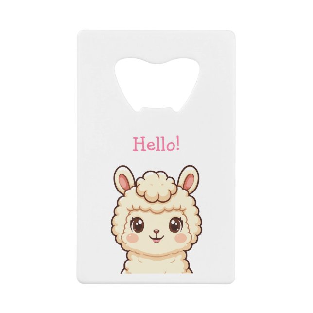 Conception d'illustration de lama mignon (Devant)