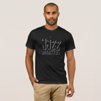 Conception d'ombre de T-shirt de martyres de jazz