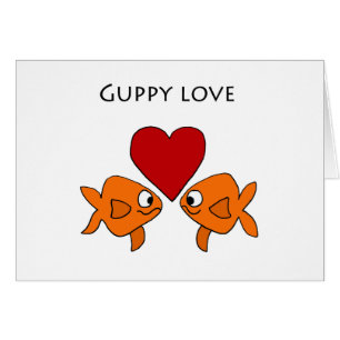 Conception drôle d'amour de guppy