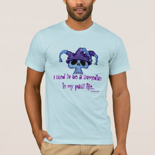 Conception drôle de T-shirt de crâne de clown